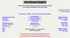 Desktop Screenshot of nizkor.org
